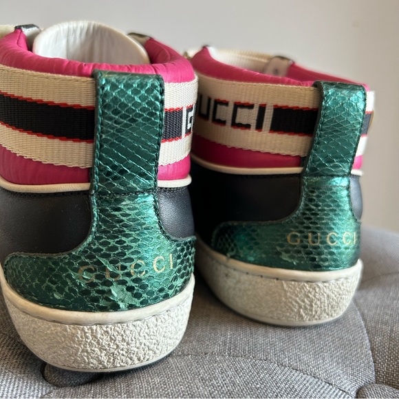 Exotic Ayers snake heel tab · rare runway edition · size 35 - Picture 8 of 13